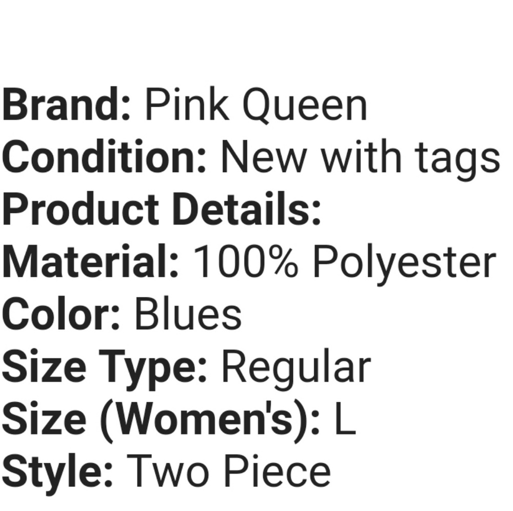 Sale NWT 🧜♀️PINK QUEEN Sheer panels 2 piece swim suit - Picture 2 of 5